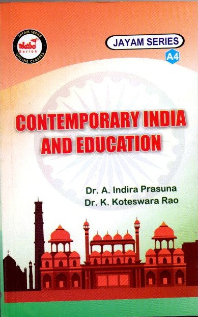 Contemporary India and Education - B.Ed-4th Semister(E.M)-Jayam Series