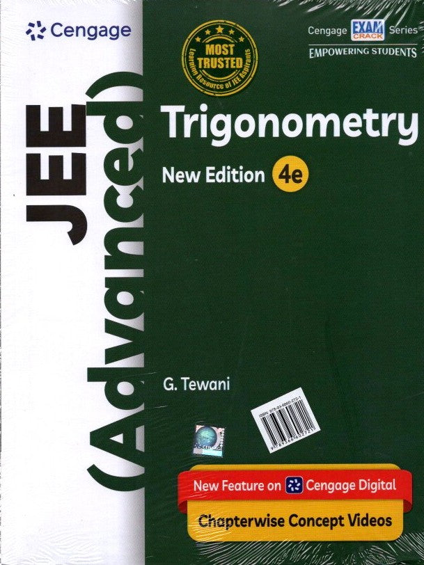 Cengage JEE (Advanced) Trigonometry with Chapterwise Concept Videos & Online Assessments