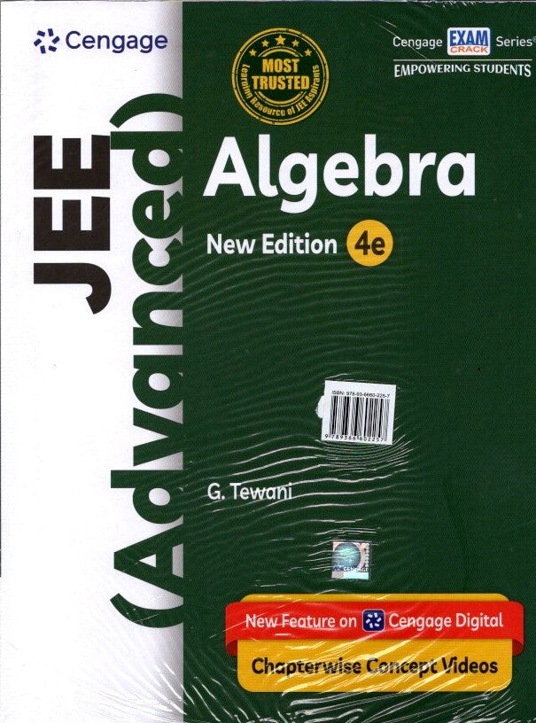 Cengage JEE (Advanced) Algebra with Chapterwise Concept Videos & Online Assessments
