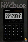 Casio MS-20YC Stylish and Colourful 12-Digit Mini Desktop Tax Calculator, black