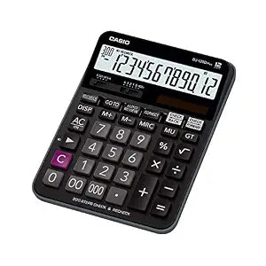 Casio DJ-120D Plus 300 Steps Check and Correct Desktop Calculator with Bigger Screen/Keys (12 Digit)
