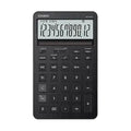 Casio JW-200DQ Stylish and Colourful 12-Digit Compact Desktop Tax Calculator, Iron Black
