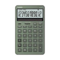 Casio JW-200DQ Stylish and Colourful 12-Digit Compact Desktop Tax Calculator, light green