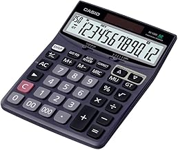 Casio DJ-120D 150 Steps Check and Correct Desktop Calculator with Bigger Screen/Keys (12 Digit)