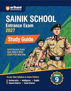Arihant AISSEE Sainik School Class 9 Entrance Exam 2027 | Complete Study Guide