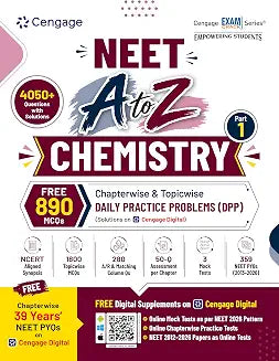 Cengage NEET A to Z Chemistry Part 1 with Chapterwise Topicwise DPP