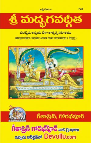 Bhagavad Gita – Gita Press code 772