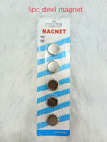 5 PIECE STEEL MAGNET