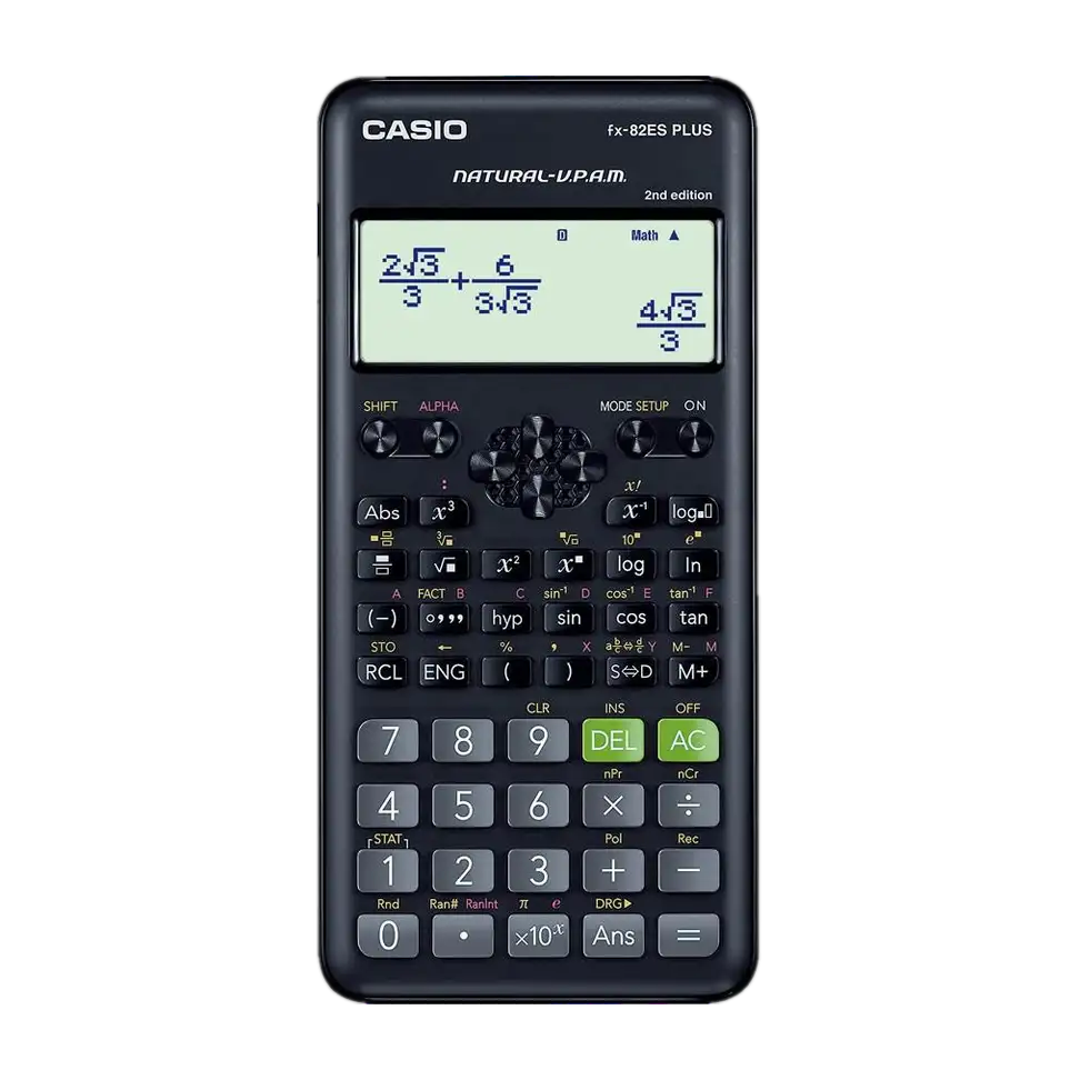 CASIO FX-82ES Plus 2nd Edition Scientific  Calculator (12 Digit)