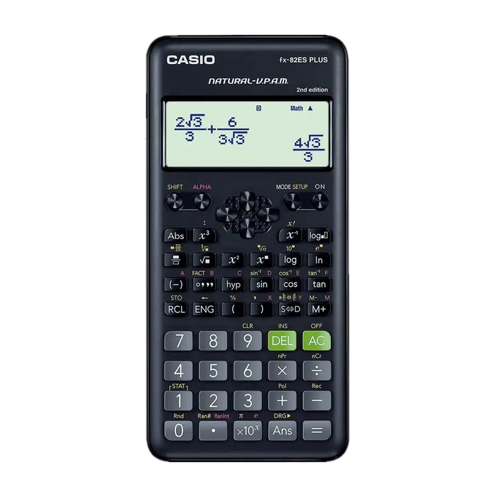 CASIO FX-82ES Plus 2nd Edition Scientific  Calculator (12 Digit)